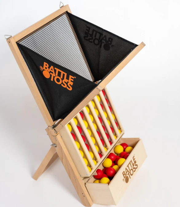 Add-Ons: Add Battle Toss to Your Party!
It’s game on with Battle Toss® - a fast-paced, team-based tossing game where the goal is to land four balls in a row to win! Play indoors or out, adjust the difficulty for any age, and keep the battle going with every reset. Great for friendly competition and nonstop fun!