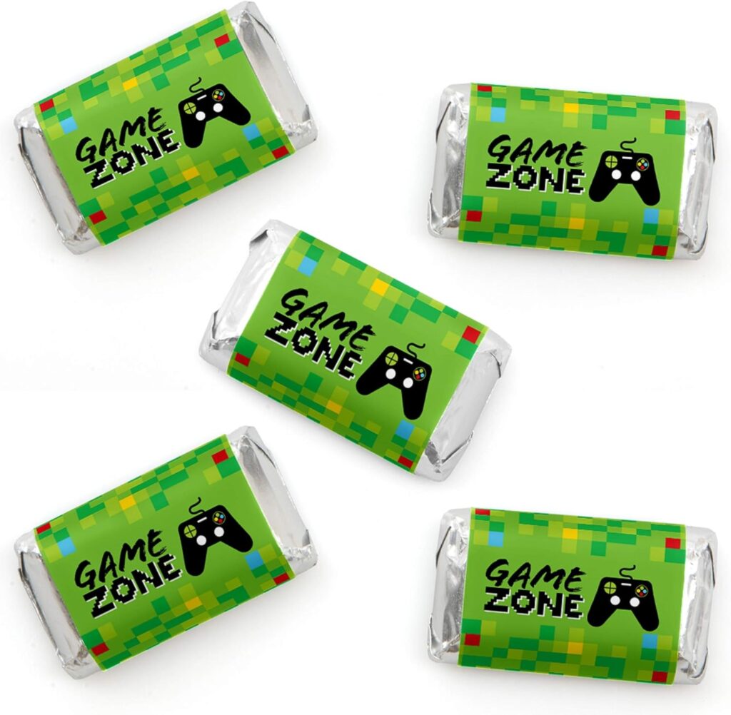 Mini Candy Bar Wrapper Stickers