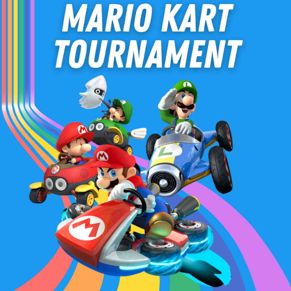 Mario Kart Tournament - Mario and Luigi racing